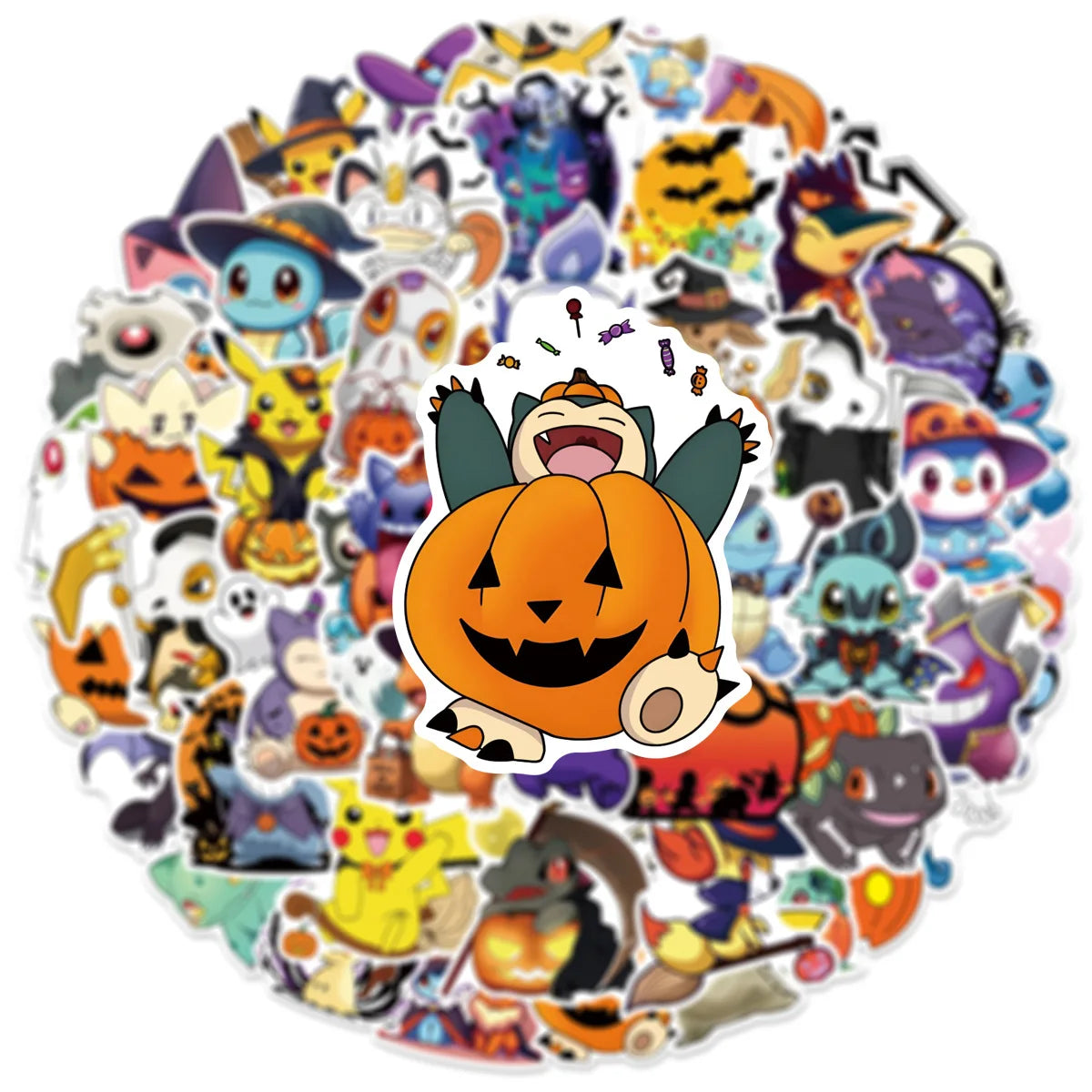 Pokémon Halloween Sticker Pack (50PCS)