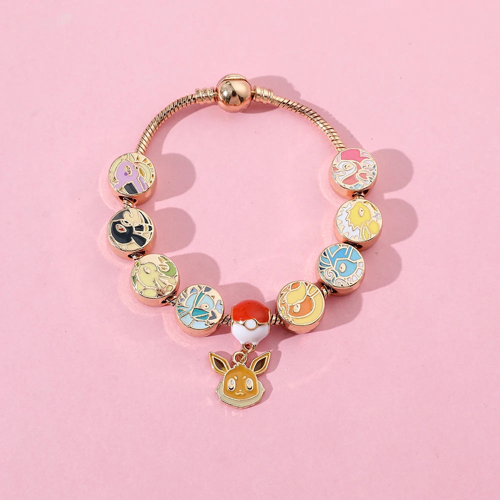 Limited Series: Eeveelutions Gold Charm Bracelet