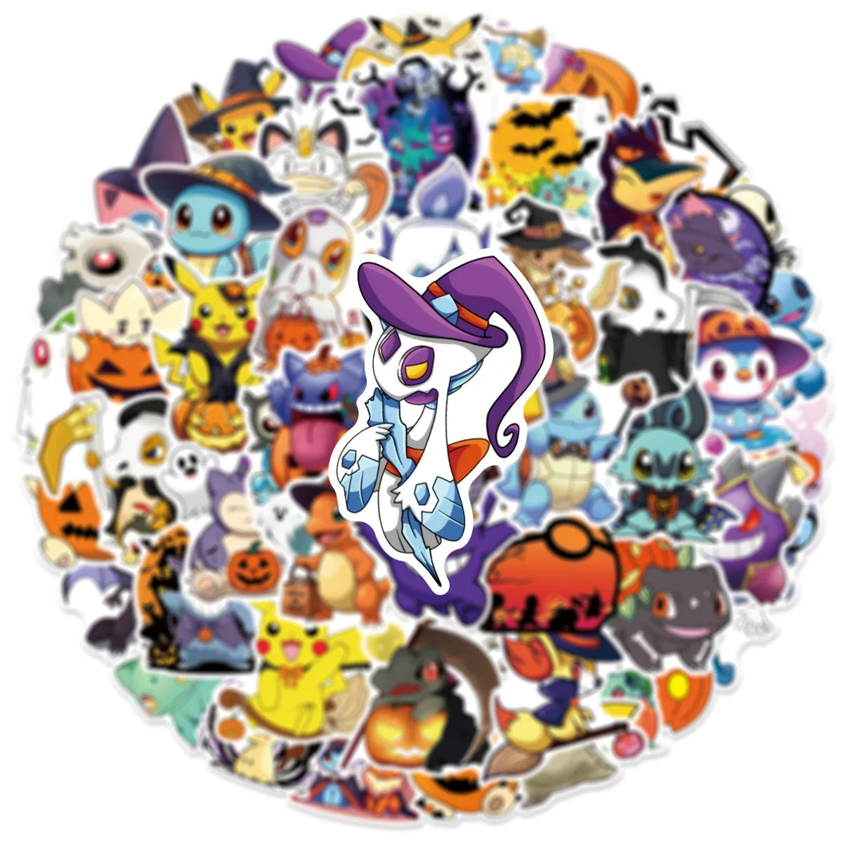 Pokémon Halloween Sticker Pack (50PCS)