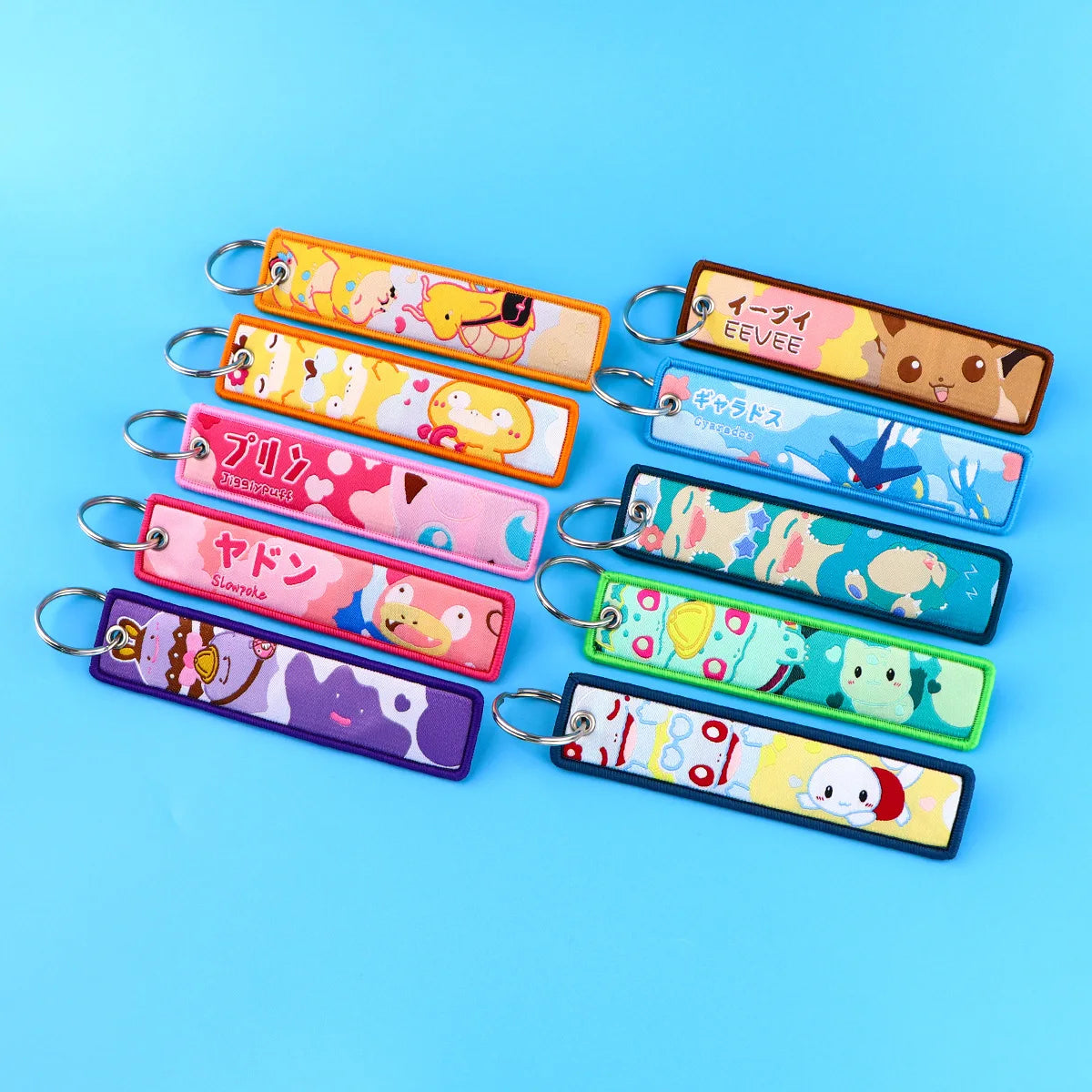 Pokémon Embroidery Keychains