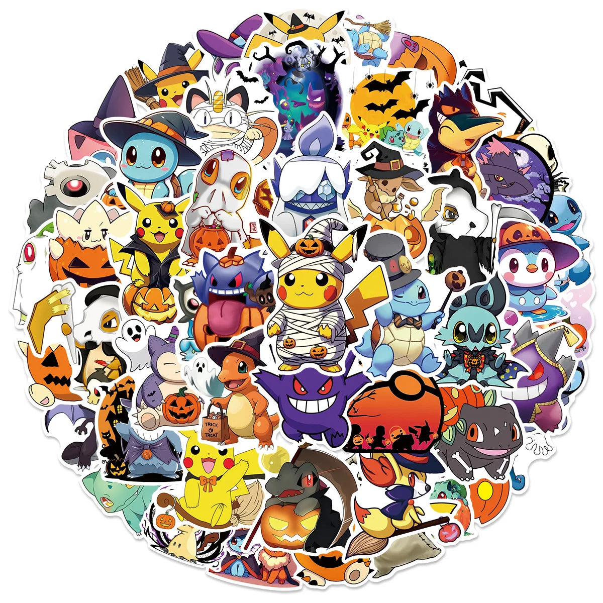 Pokémon Halloween Sticker Pack (50PCS)