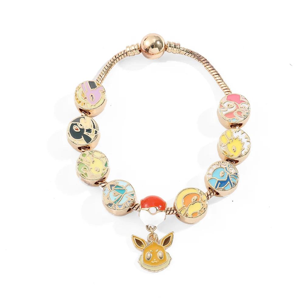 Limited Series: Eeveelutions Gold Charm Bracelet