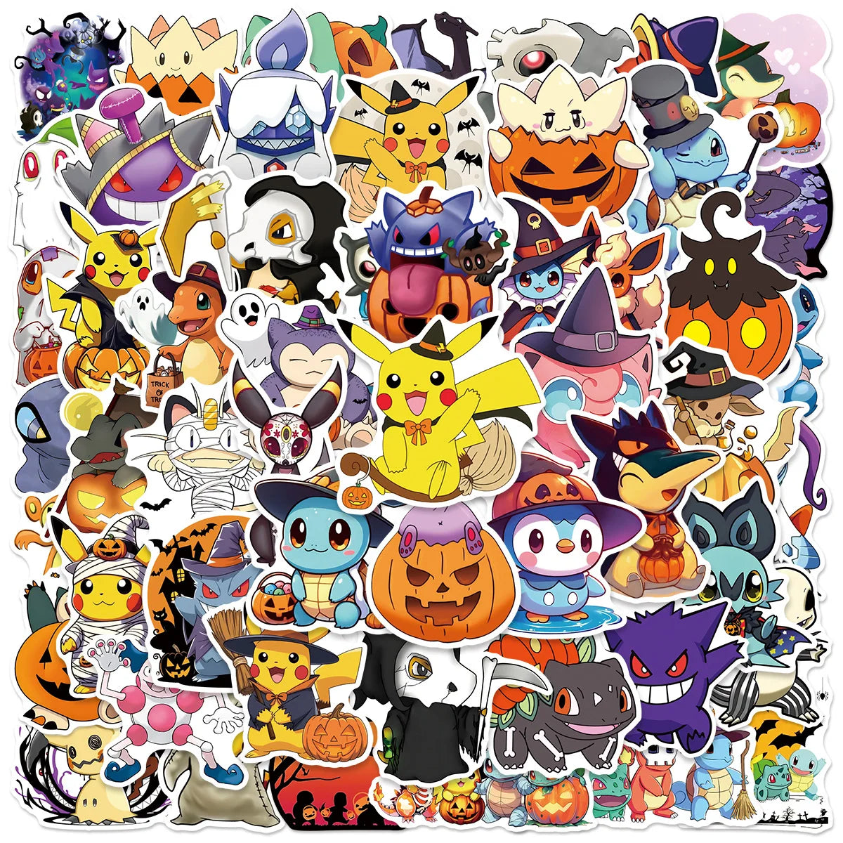 Pokémon Halloween Sticker Pack (50PCS)