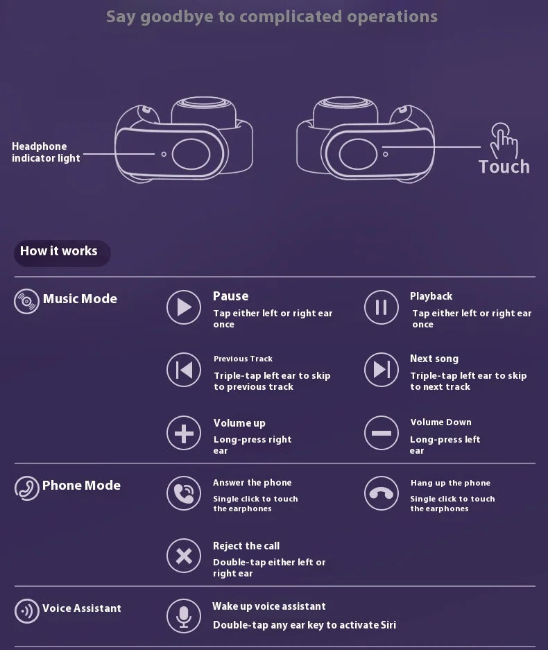 Gengar Clip-On Wireless Headphones