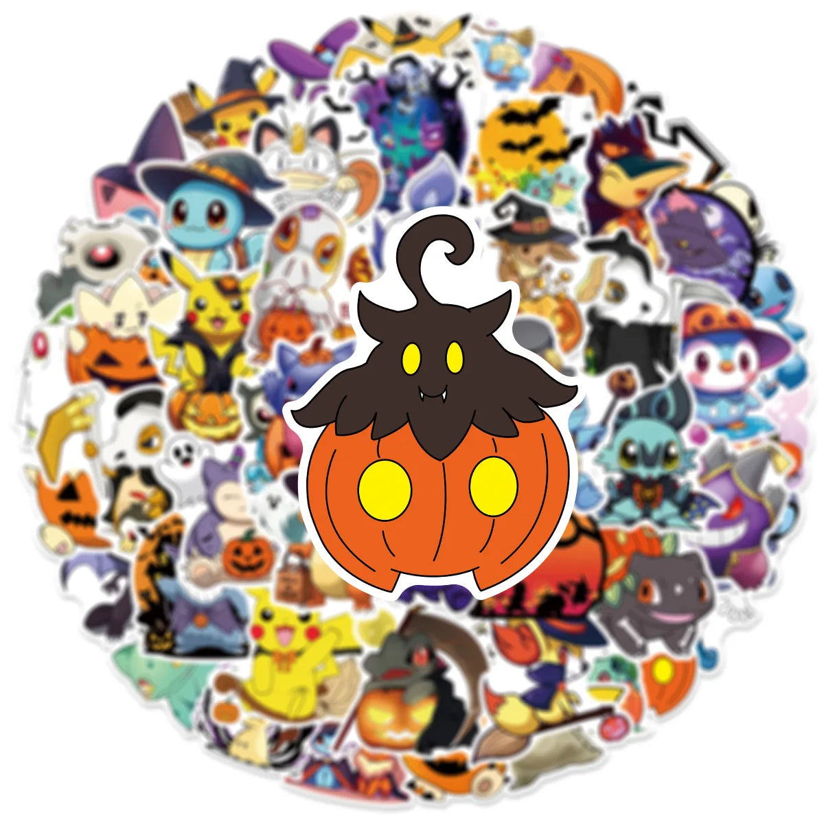 Pokémon Halloween Sticker Pack (50PCS)