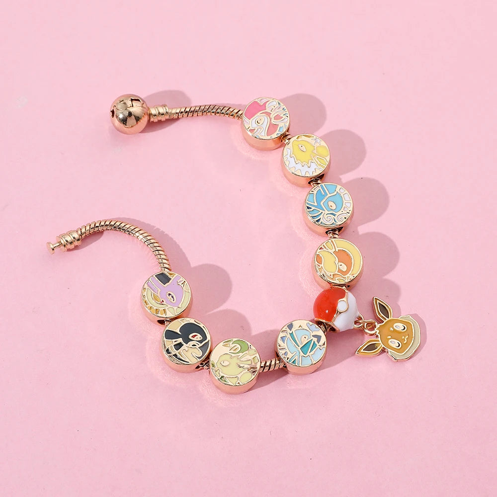 Limited Series: Eeveelutions Gold Charm Bracelet