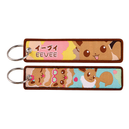 Pokémon Embroidery Keychains