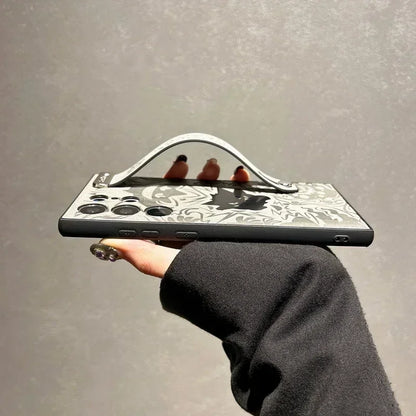 Gengar Leather Galaxy Phone Case