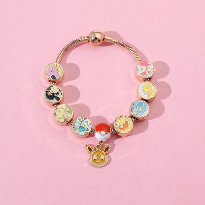 Limited Series: Eeveelutions Gold Charm Bracelet