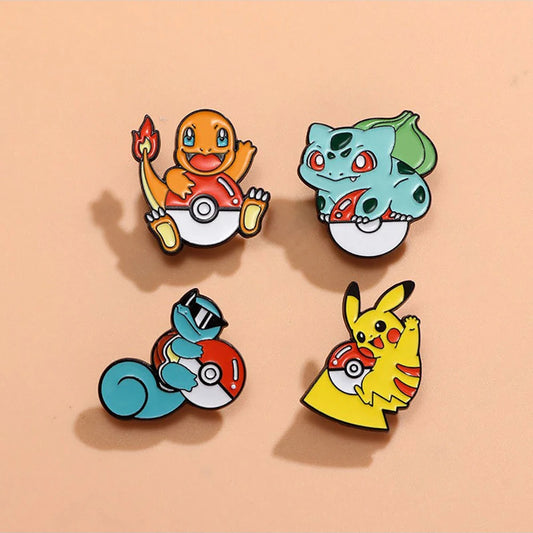Starter Pokémon Enamel Pins