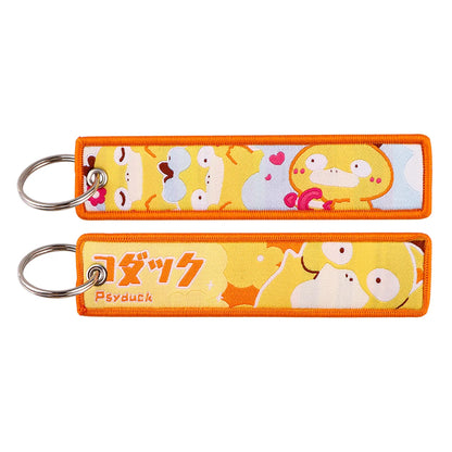 Pokémon Embroidery Keychains