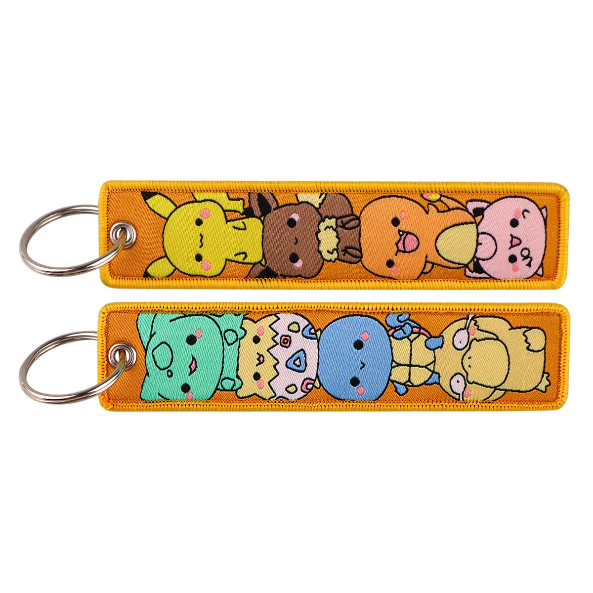 Pokémon Embroidery Keychains