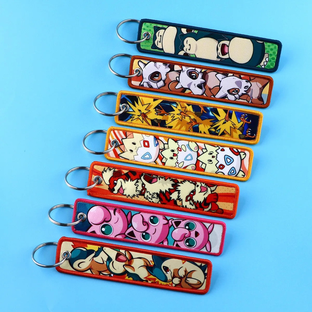 Pokémon Embroidery Keychains