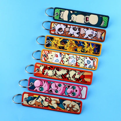 Pokémon Embroidery Keychains