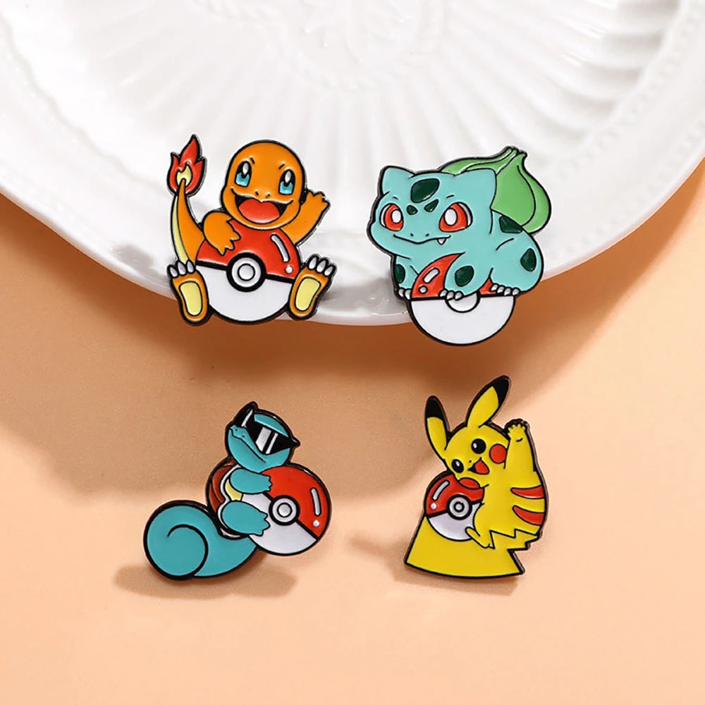 Starter Pokémon Enamel Pins