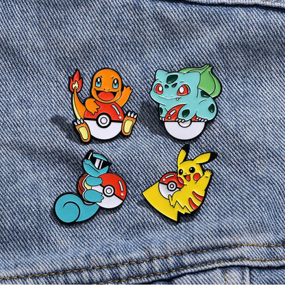 Starter Pokémon Enamel Pins