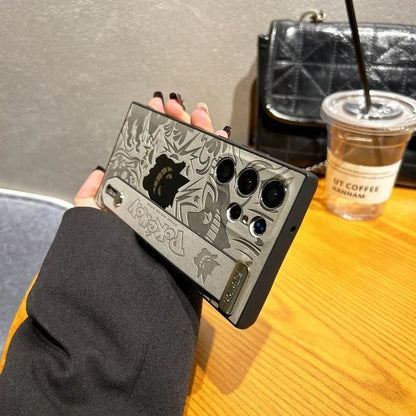 Gengar Leather Galaxy Phone Case