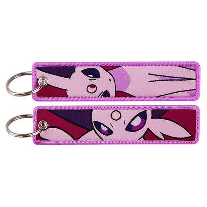 Pokémon Embroidery Keychains