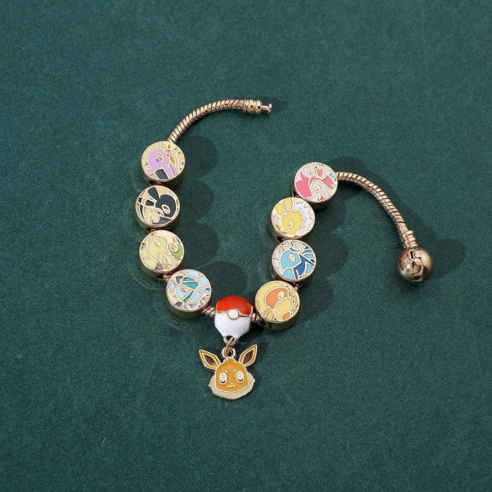 Limited Series: Eeveelutions Gold Charm Bracelet