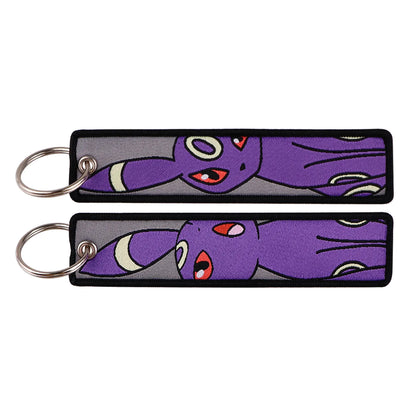 Pokémon Embroidery Keychains